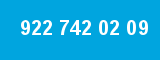 922 742 02 09